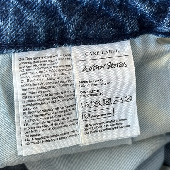 & Other Stories Wide Leg Jean Size 29 - Picture 4 of 4